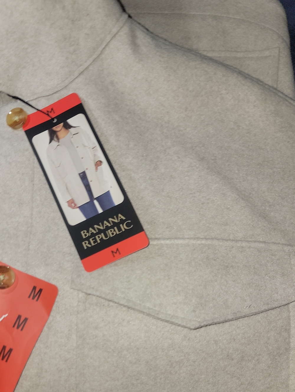 Banana Republic Med Weight Button Up